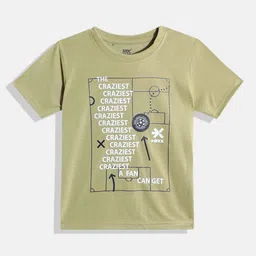 HRX by Hrithik Roshan Boys Typography Printed Rapid-Dry T-shirt-picture-6