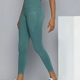 HRX by Hrithik Roshan Women Skinny Fit Rapid-Dry Cropped Training Tights-picture-6