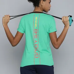 HRX by Hrithik Roshan Typography Printed Pure Cotton T-shirt-image-36
