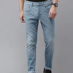 U.S. Polo Assn. Denim Co. Men Blue Brandon Slim Tapered Fit Light Fade Stretchable Jeans-picture-45