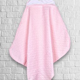 Moms Home Infant Kids Pink Solid Organic Cotton 300 GSM Bath Towels-42