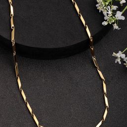 The Roadster Lifestyle Co Men Gold-Plated Stainless Steel Chain-image-92