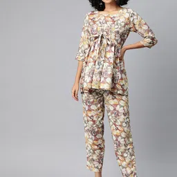 Readiprint Fashions Floral Printed Pure Cotton Co-Ords-image-49