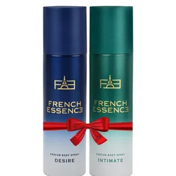 FRENCH ESSENCE Set Of 2 No Gas Parfum Body Spray 120 ml Each - Intimate & Desire-42