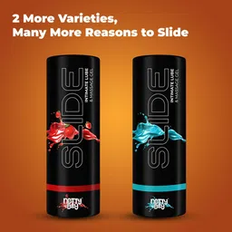 noTTy Boy Set of Slide Chocolate Flavoured Lube - 100 ml & CheckMate Condoms - 10 Pcs image 2
