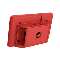 Raspberry Pi 4 Model B Touchscreen 7 inch Display Case -ABS, Red-24