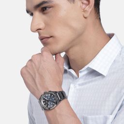 Fossil Men Everett Patterned Dial Chronograph Analogue Watch FS6107I image 3