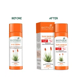 Biotique Unisex Bio Vera 75+ SPF UVA/UVB Sunscreen Ultra Soothing Body Lotion 190 ml image 3