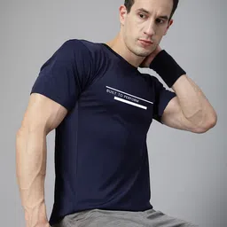 HRX by Hrithik Roshan Men Typography Printed Round Neck T-shirt-picture-4