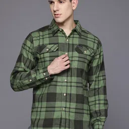 Columbia Men Flare Gun Stretch Flannel Checked Casual Shirt-image-22