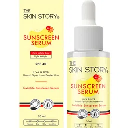 THE SKIN STORY Sunscreen Serum SPF 40 & PA+++  Lightweight No White Cast - 30ml-22