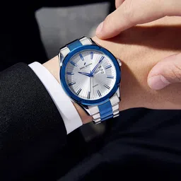 Daniel Hechter Men Textured Dial &Reset Time Analogue Watch DHM1014-33-3
