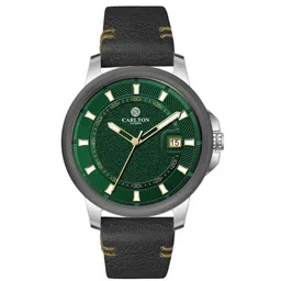Carlton London Men Green Dial & Leather Straps Analogue Watch CLLSGRN-picture-56