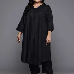 Varanga Plus Size Kurta with Trousers-image-12
