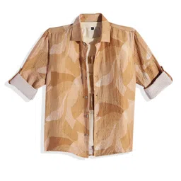 CHARCHIT Boys Comfort Printed Pure Cotton Casual Shirt with T-shirt-image-18