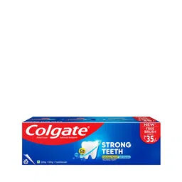 Colgate Set Of 2 Strong Teeth Calcium Boost Anticavity Toothpaste - 200g & 100g-2