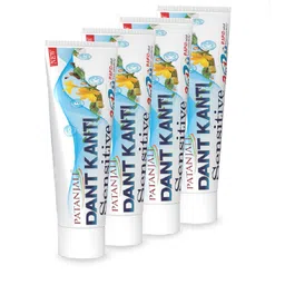 Patanjali Set of 4 Dant Kanti Toothpaste for Sensitive Teeth - 50 g Each-43