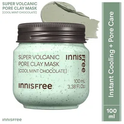 Innisfree Super Volcanic Pore Clay Mask 100ml - Cool Mint Chocolate-54