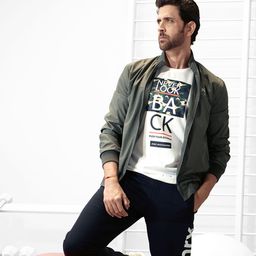 HRX by Hrithik Roshan Men White Rapid Dry Camo Training T-shirt-image-7