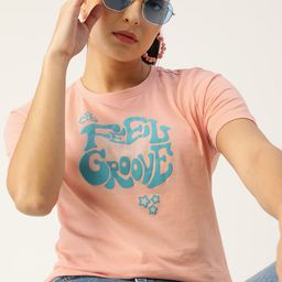 DressBerry Women Typography Printed T-shirt-image-78