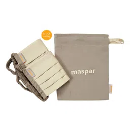 Maspar Unisex 2 Pcs Maroon Solid 3 Ply Cotton Reusable Anti-Pollution Outdoor Face Masks-0