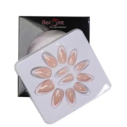 BEROMT 12 Pcs Long-Lasting Reusable Lightweight Salon Finish Press on Nail Tips- Shade 137-image-49