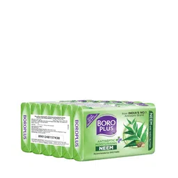 BOROPLUS Set of 6 Antiseptic & Moisturising Neem Soap with Shea Butter - 125g Each-19