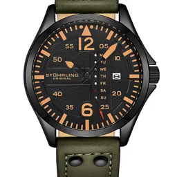 STUHRLING ORIGINAL Aviator Men Analogue Motion Powered Watch STRLG-3916.3-17