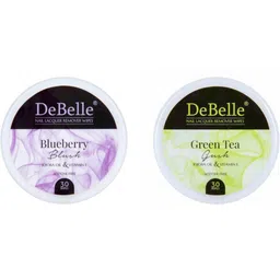 DeBelle Set of 2 Nail Polish Remover Wipes - Blueberry Blush & Green Tea Gush-8