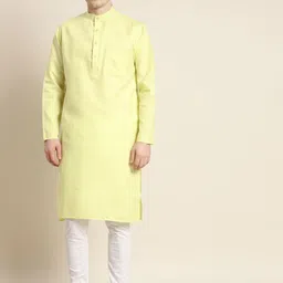SOJANYA Men Solid Kurta with Churidar-picture-39