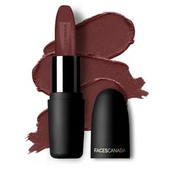 FACES CANADA Weightless Matte Finish Hydrating Lipstick with Almond Oil - Brown Ashes 25-17