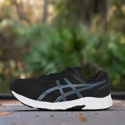 ASICS Men Black & Blue Woven Design Gel-Contend 5B Running Shoes-picture-31