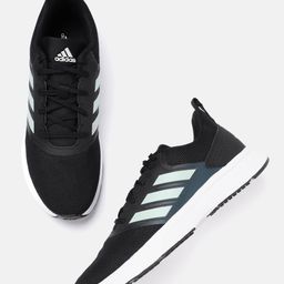 ADIDAS Men Black Woven Design Adi-Shawt Running Shoes-image-43