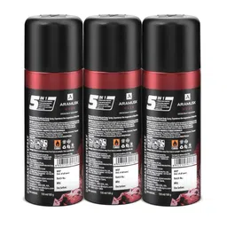 Aramusk Men Set of 3 Musk Deodorant Body Spray - 150 ml Each image 4