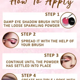 PRIVIU Gold Eyes & Face Makeup Full Coverage Illuminator Highlighter Power Shimmer image 5