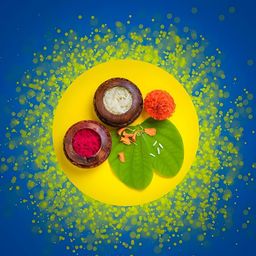 deodap Rakhi Combo for Brother with Pooja Thali, Pooja Coin, Roli Chawal & Greeting Card image 2