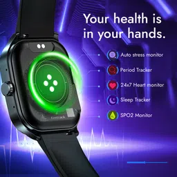 Fastrack FS1 Pro with 1.96" Super Amoled Display with BT Calling Smartwatch image 5