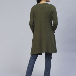 Rigo Solid Open Front Cotton Shrug image 4