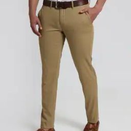 Tapered Fit Flat-Front Chinos-image-66