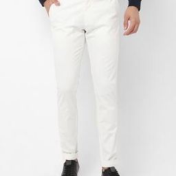 Tapered Fit Flat-Front Trousers-image-33