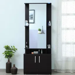 spacewood Kosmo Ora Dressing Unit inNatural Finish With Mirror Storage-picture-14