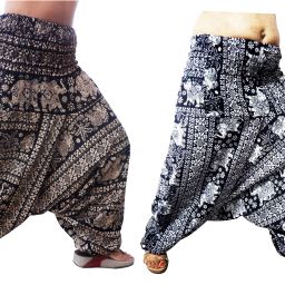 Printed Cotton Women Harem Pants-image-37