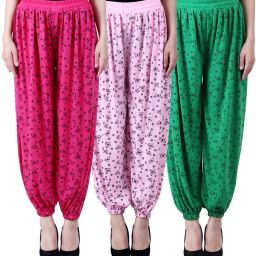 Printed Viscose Women Harem Pants-image-28