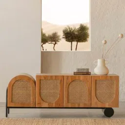 orange tree Andaman Smith Solid Wood TV Console In Natural Finish-picture-34