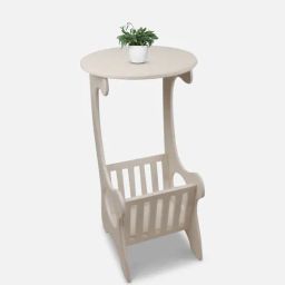 mintwud from pepperfry Amalia End Table in White Finish-picture-20