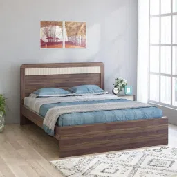 spacewood Kosmo Kia King Bed In Lyon Walnut Finish-picture-16