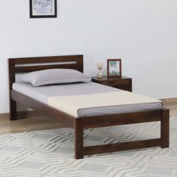 woodsworth from pepperfry Harlev Sheesham Wood Single Bed In Provincial Teak Finish-picture-40