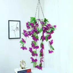arick decor Purple Artificial Bougainvillea Flower Bush-picture-37