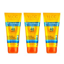 VLCC Set of 3 3D Youth Boost SPF40 Sunscreen Gel Cream - 100g each-17