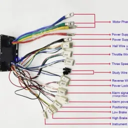 Ebike BLDC Motor Controller 60V for Hub Motor 2000W ( Sine Wave) image 2